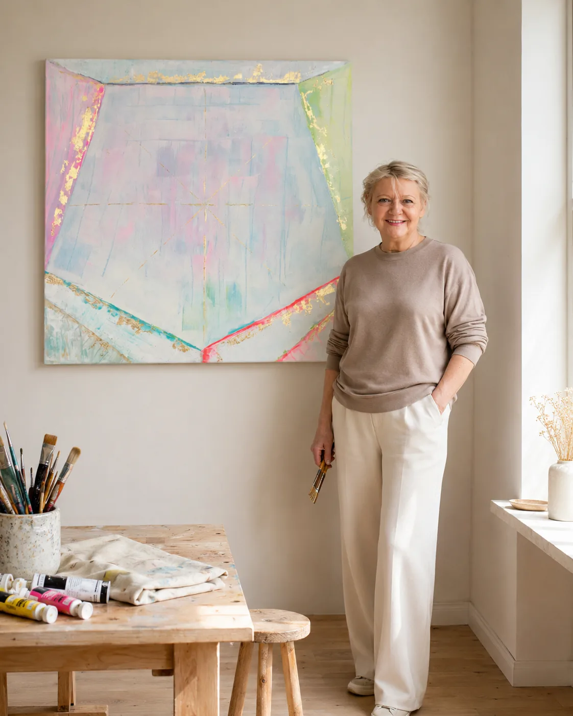Studio session — Margarete in the Atelier